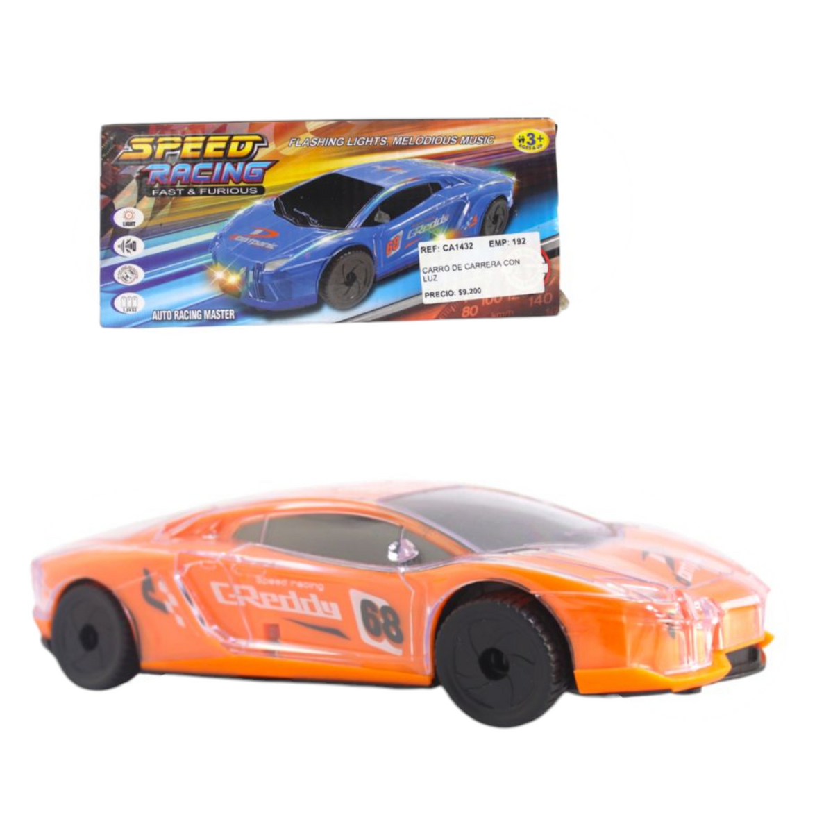 Carro De Carreras Con Luz SE-CA1432