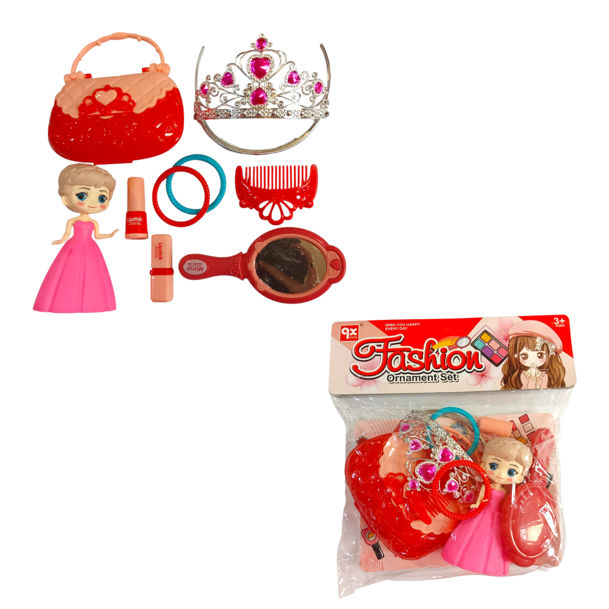Juego Tocador Muñeca + Bolso SE-8153