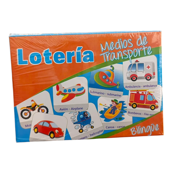 Loteria Opuestos / Transporte