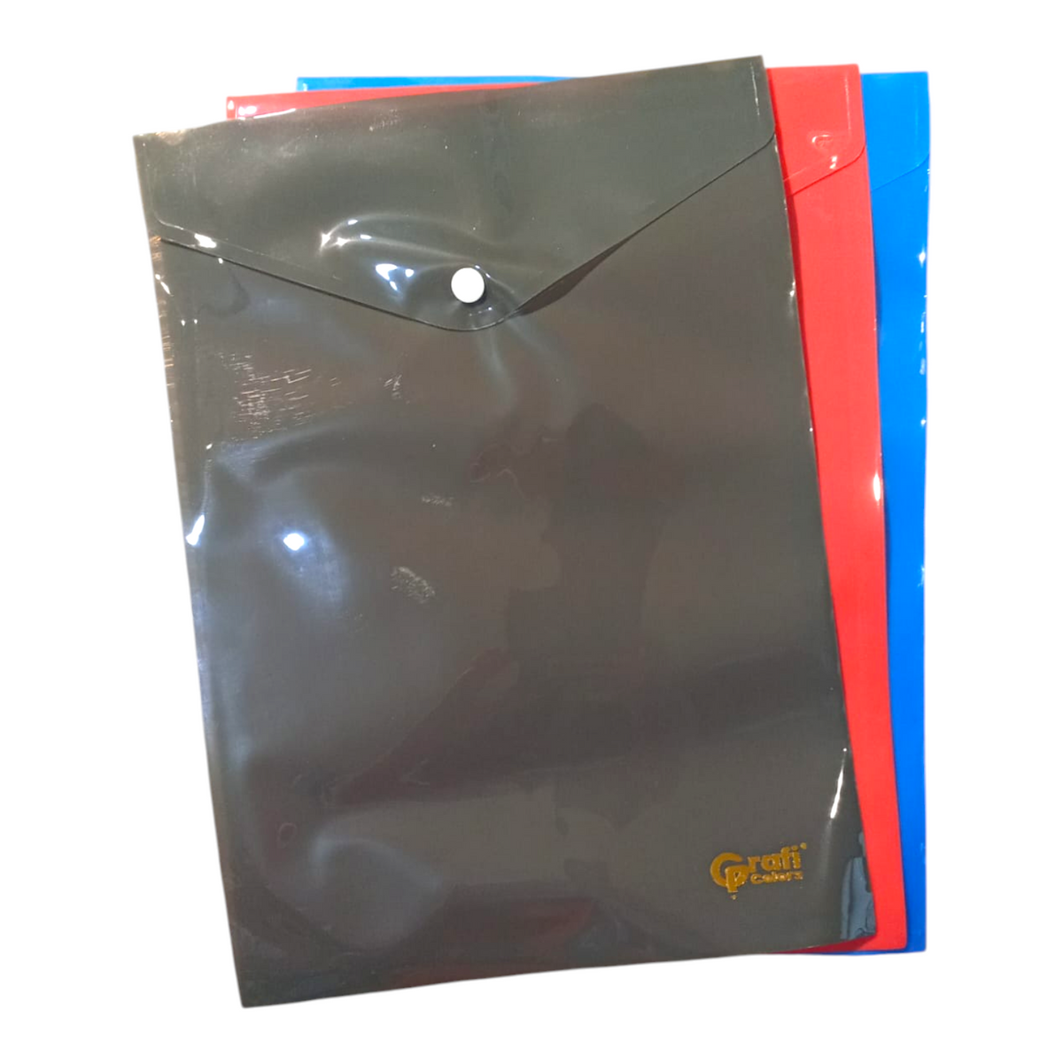 Carpeta Sobre Vertical Boton Grafi Colors Carta GR-446 X12 Unds