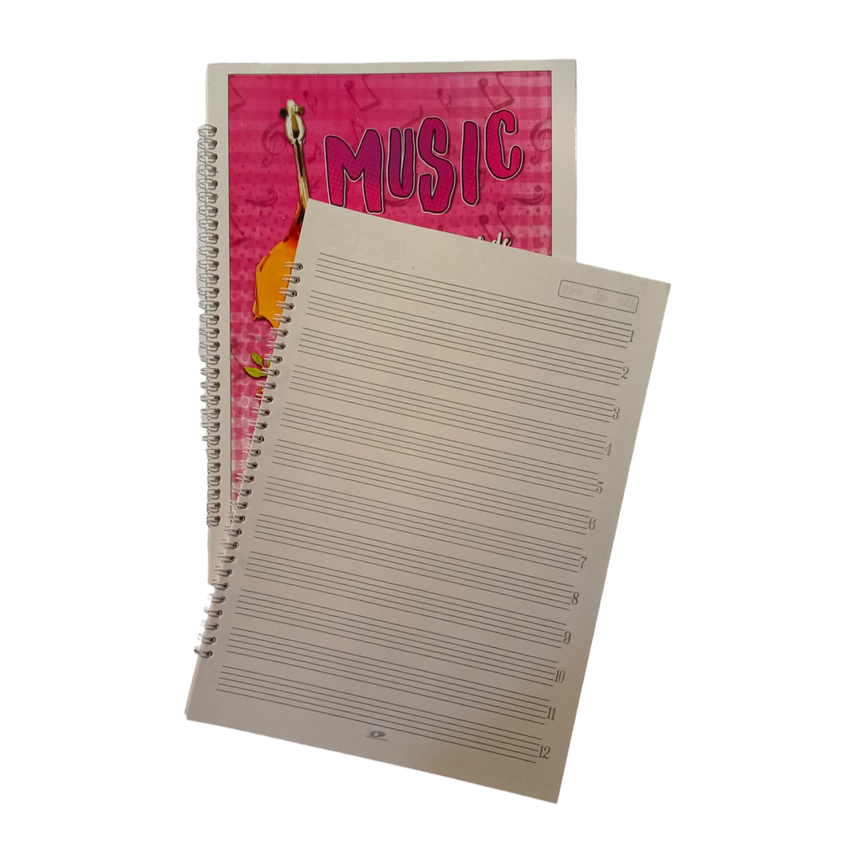 Cuaderno Musica Argollado Grande
