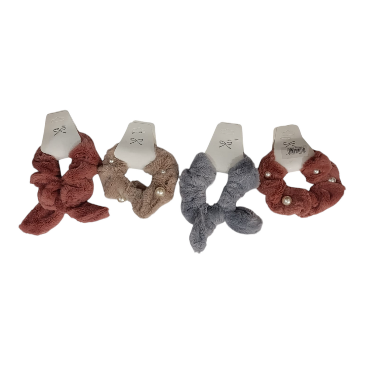 Bamba Peluda Con Perlas MP1469 X6 Unds
