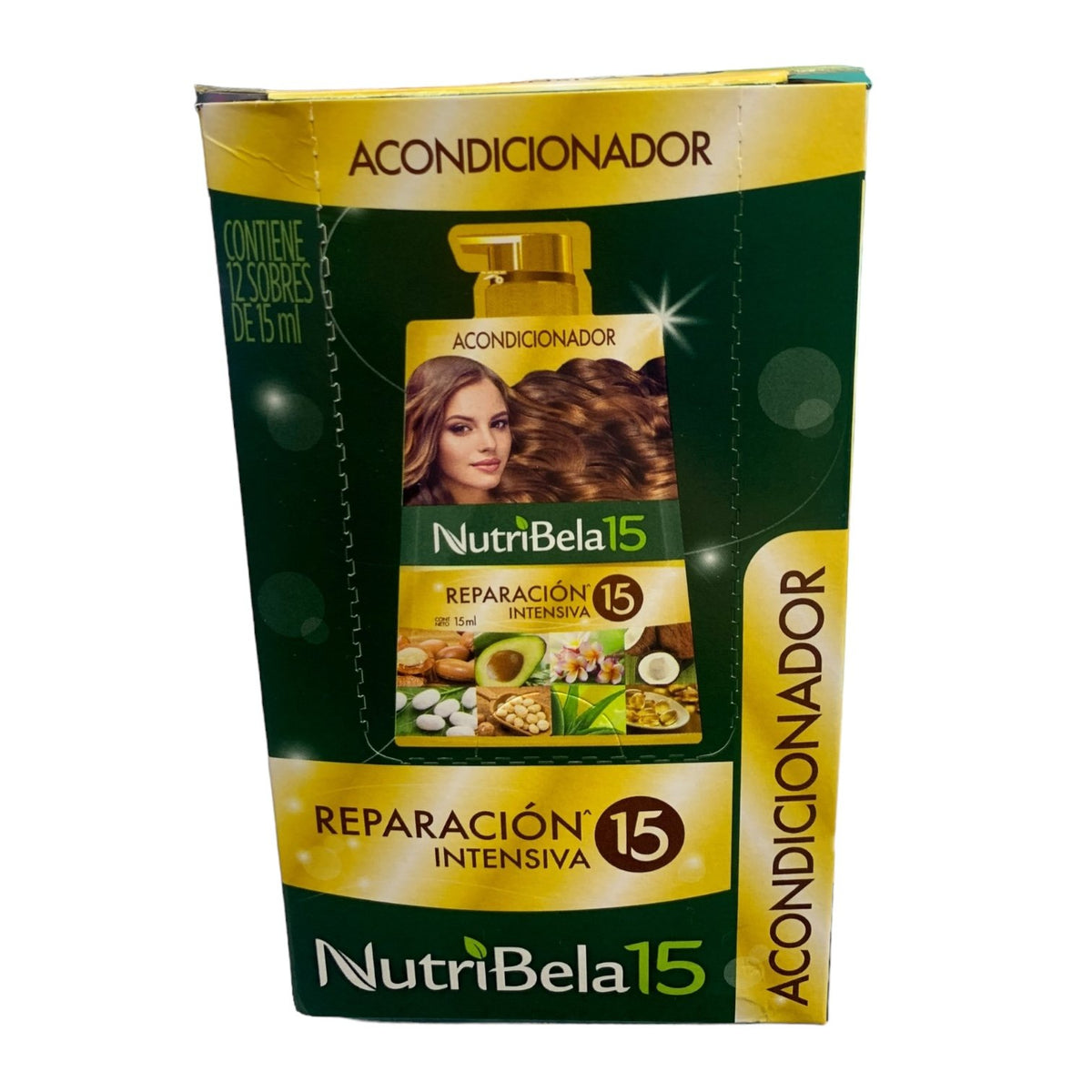 Acondicionador Nutribela Reparacion 15 Sachet * 12 Und