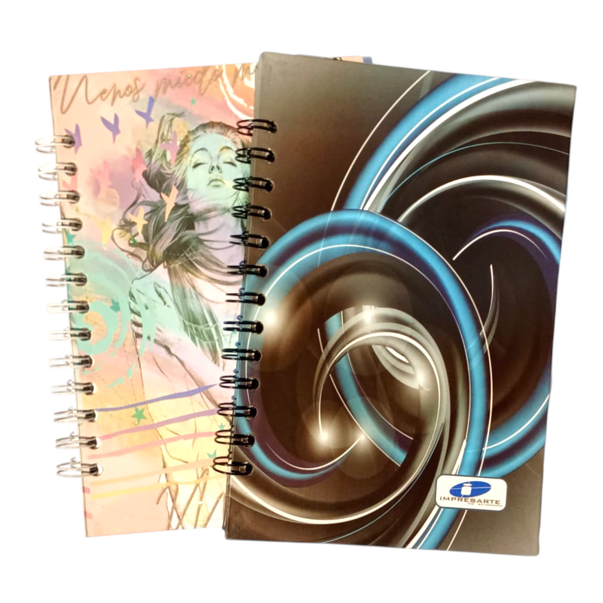 Cuaderno Argollado Pequeño Pasta Dura Cuadriculado 85 Hojas