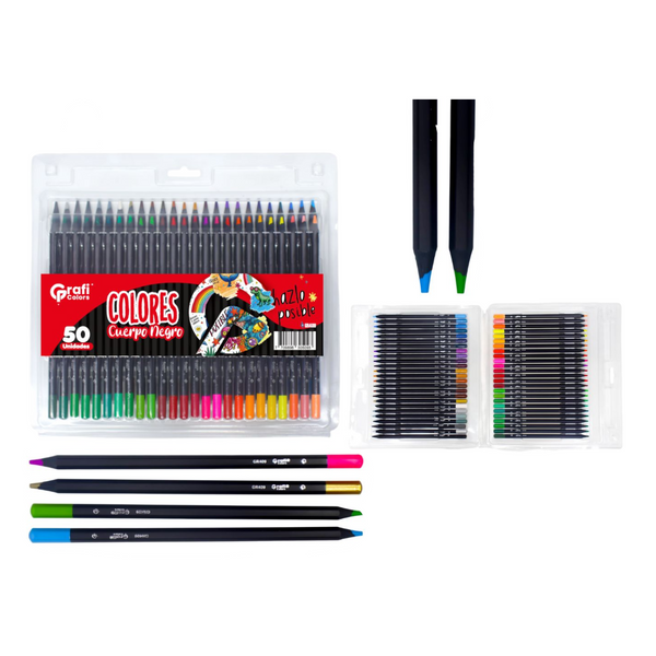 Colores Grafi Colors Estuche Acetato Grafi Colors X50 Unds GR-409