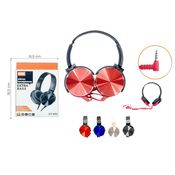 Audifono En Diadema Con Conector AK-3493