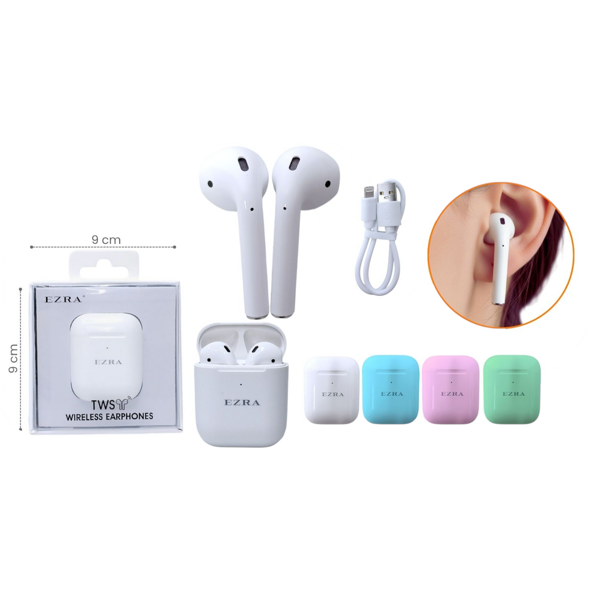 Auriculares Con Bluetooth Colores AK-8031
