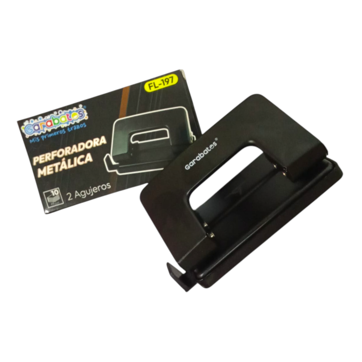 Perforadora Doble Hueco Guia Ajustable FL-197