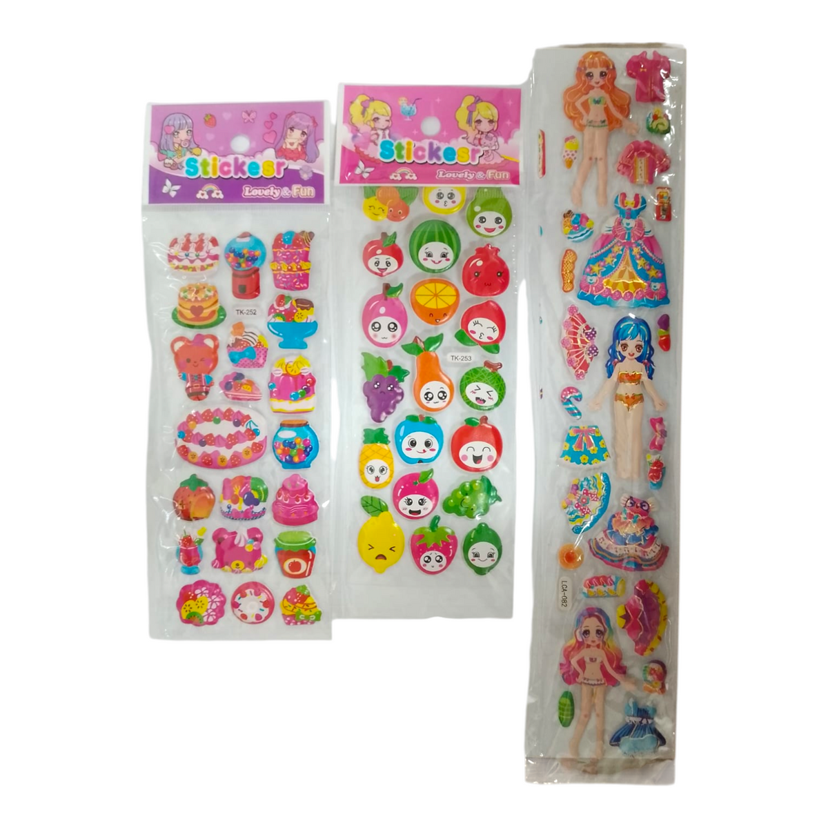 Tira De Sticker Motivos Surtidos X6 Tiras