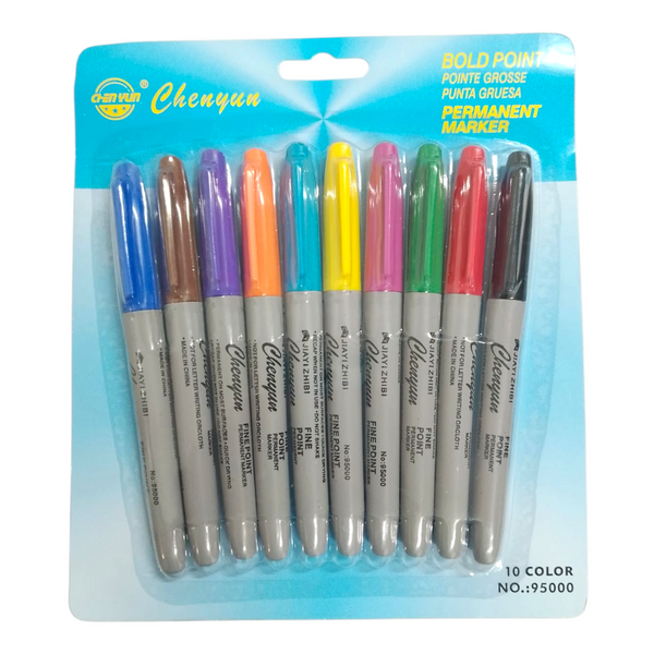 Carton De Marcador Tipo Sharpie X10 Unds