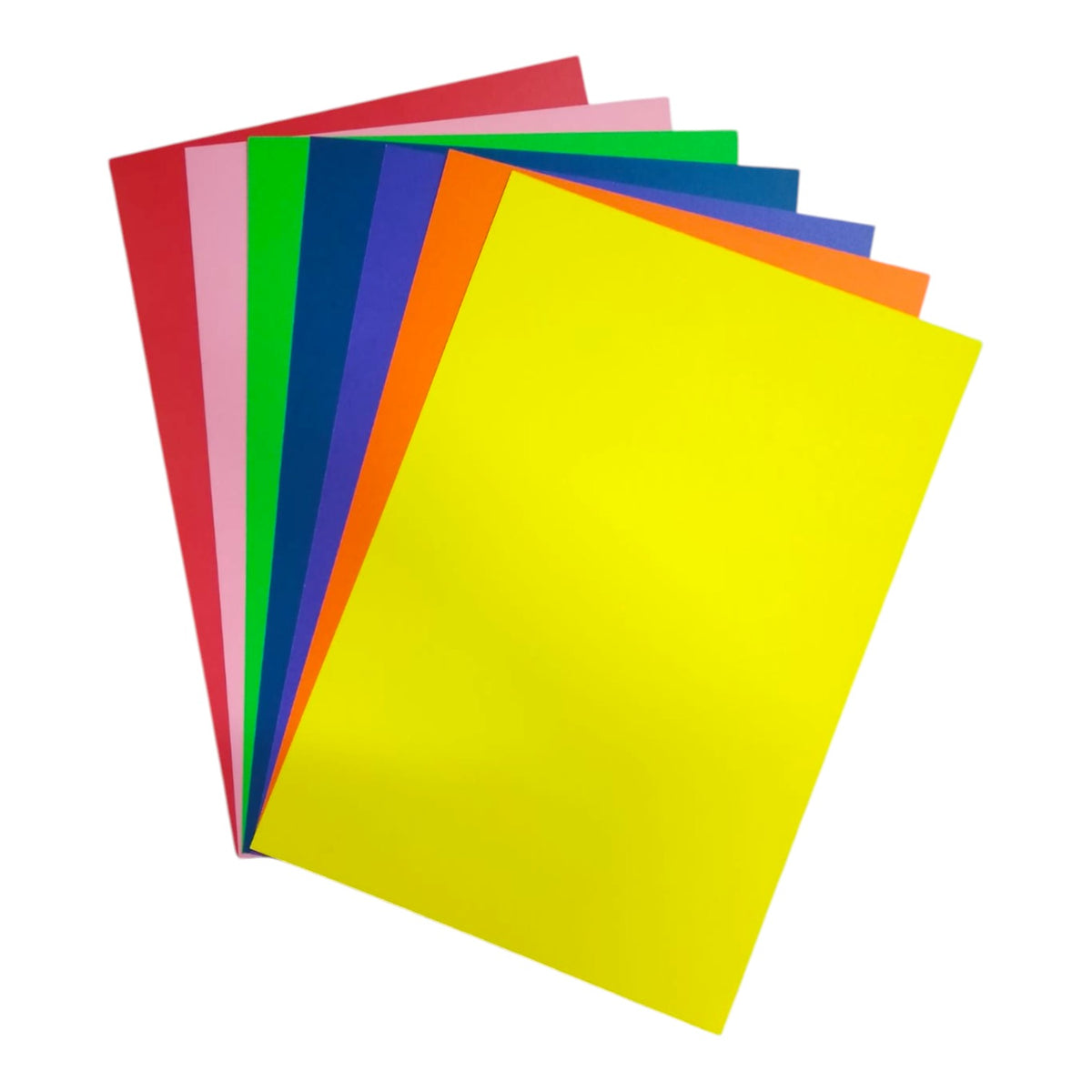 Cartulina Plana Colores X7 Hojas