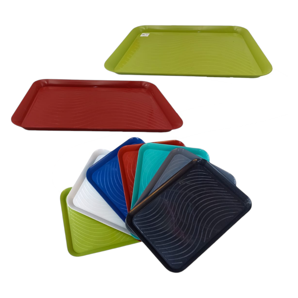 Bandeja Jumbo De Plastico Colores Planos LP-HDJD X3 Unds