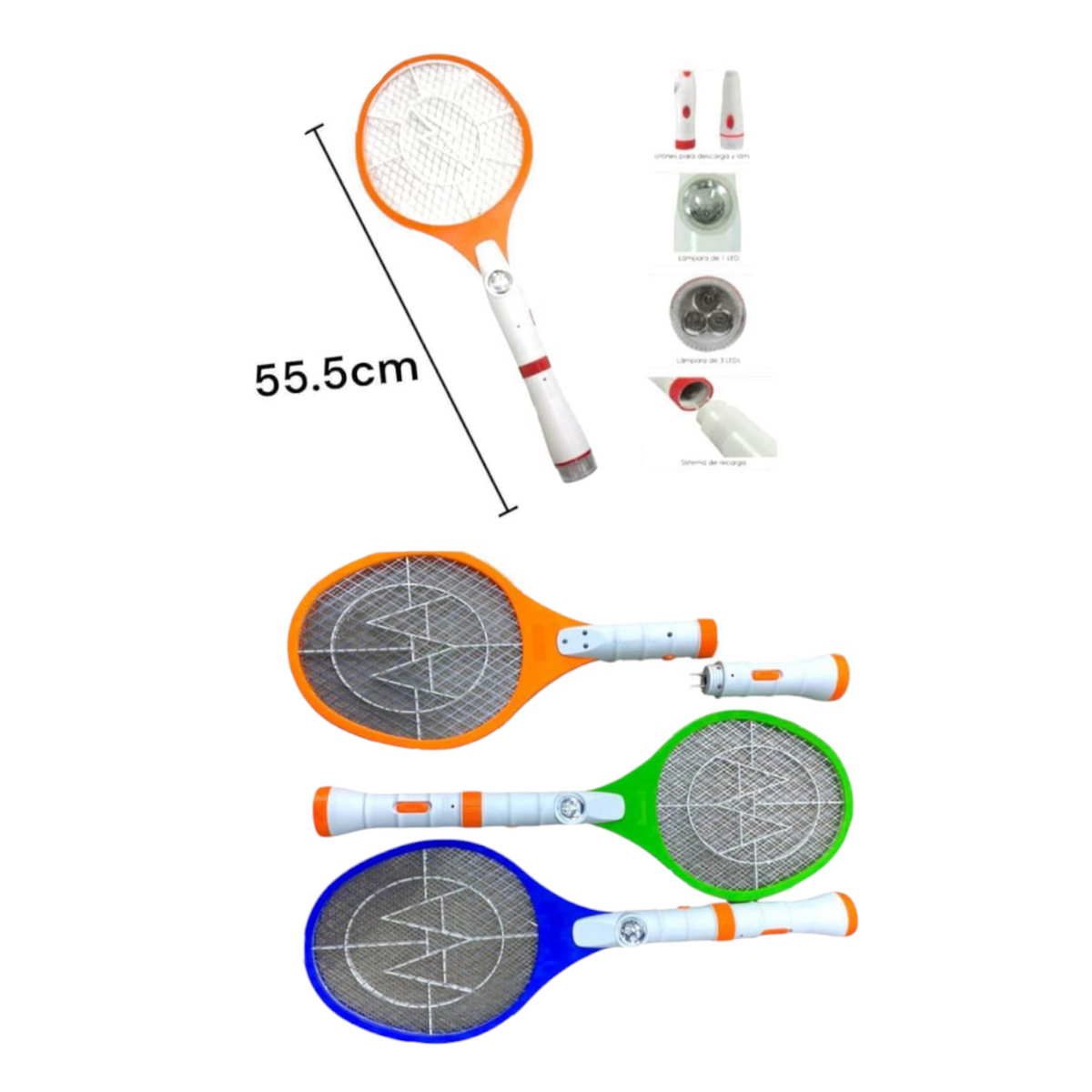 Raqueta Electrica Mata Moscos LP-IL053