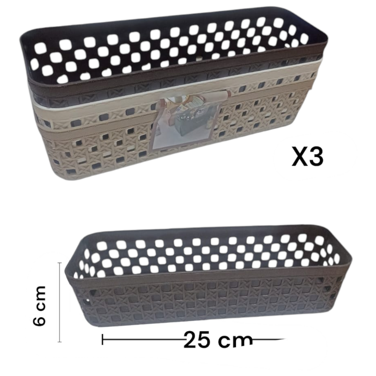 Organizador Plastico X3 Pcs LP-2428