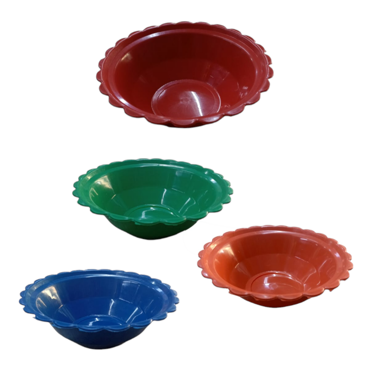 Plato Plastico Hondo Colores Planos LP-HHS X12 Unds