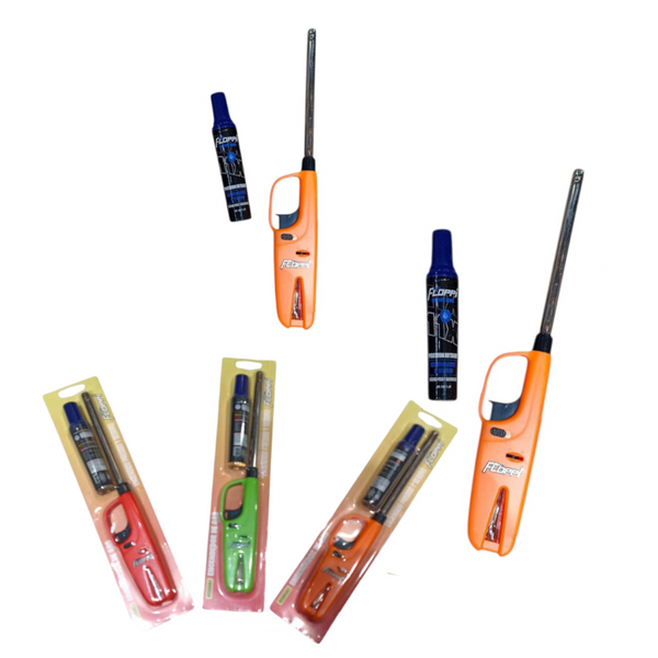 Encendedor De Gas Con Repuesto Floppi LP-FLEN21RG2 X3 Unds