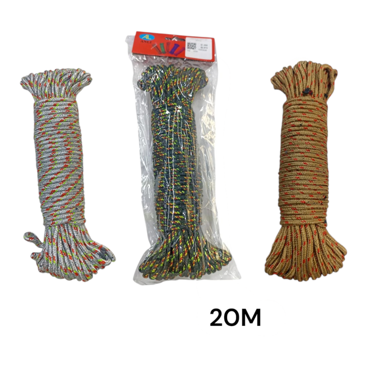 Cuerda Para Colgar Ropa 20 Mts LP-0522 X6 Unds