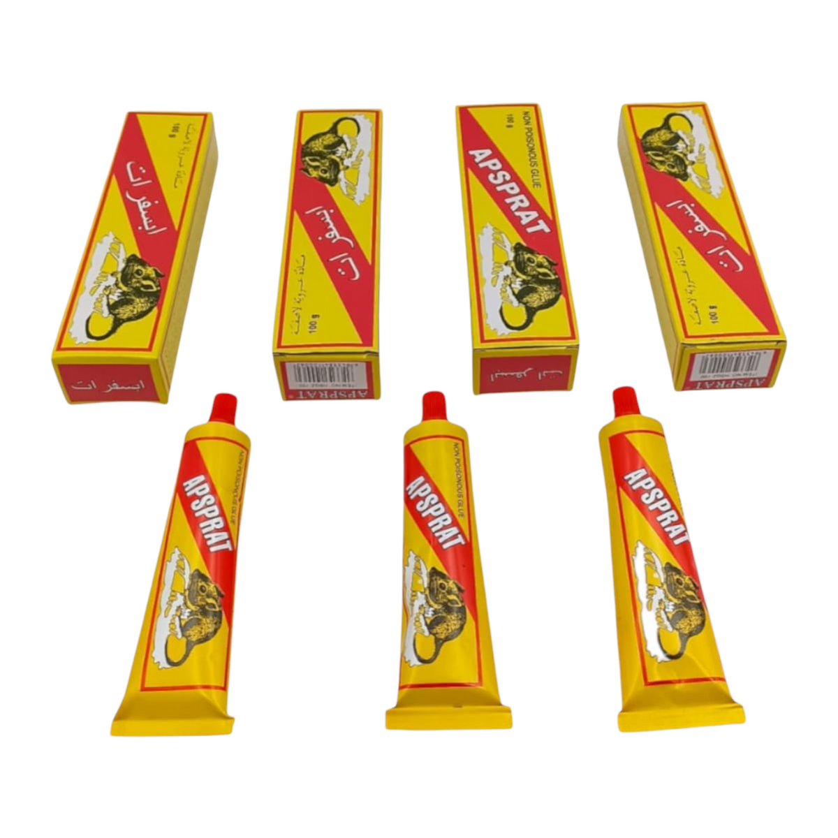 Pega Para Rata Apsprat Adhesivo Extra Fuerte No Tóxico 100 Gr LP-1359 X6 Unds