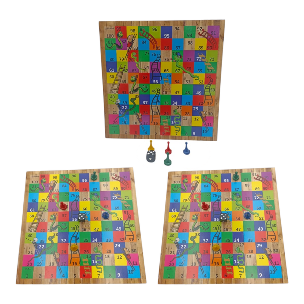 Juego Escalera En Madera 20*20 Cm LP-COPLAS X6 Unds