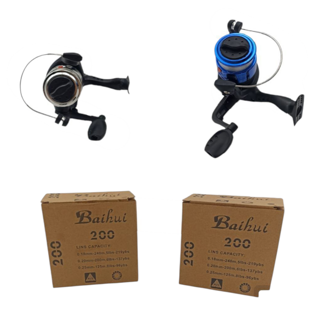 Carrete De Pesca Capacidad Hasta 0.25mm / 125m / 8 Lbs / 96 Ybs LP-1377