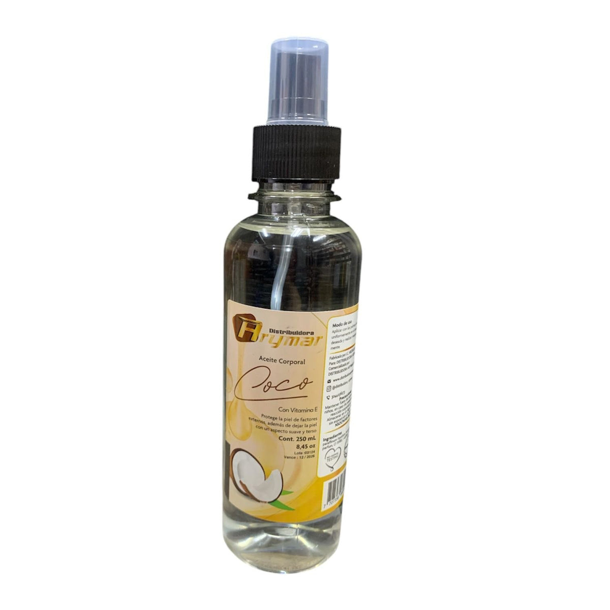 Aceite Arymar Coco *250ML x3 UND