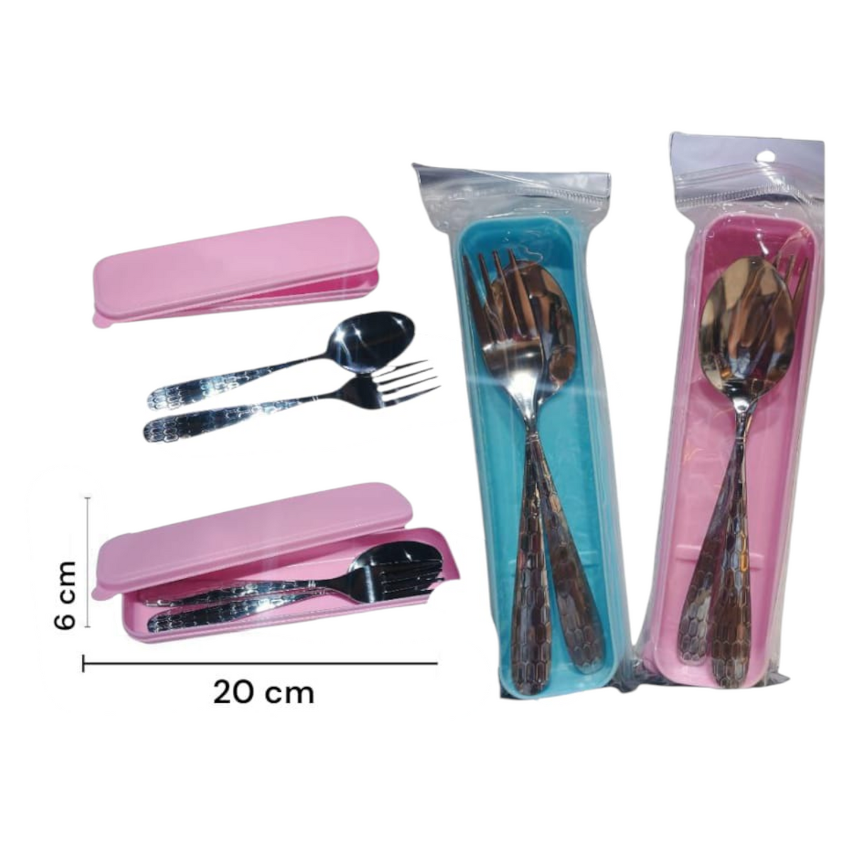 Set De Cubiertos Con Estuche LP-1741 X3 Set