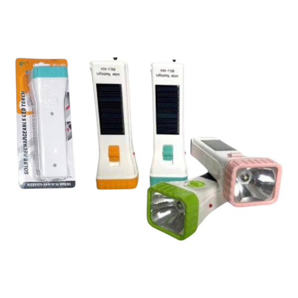Linterna Recargable Con Luz Solar LP-1834 X3 Unds