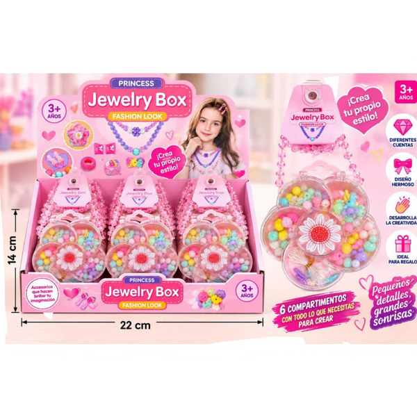 Set Bisuteria Pequeño En Estuche Acrilico EN01979 / 2363-132C