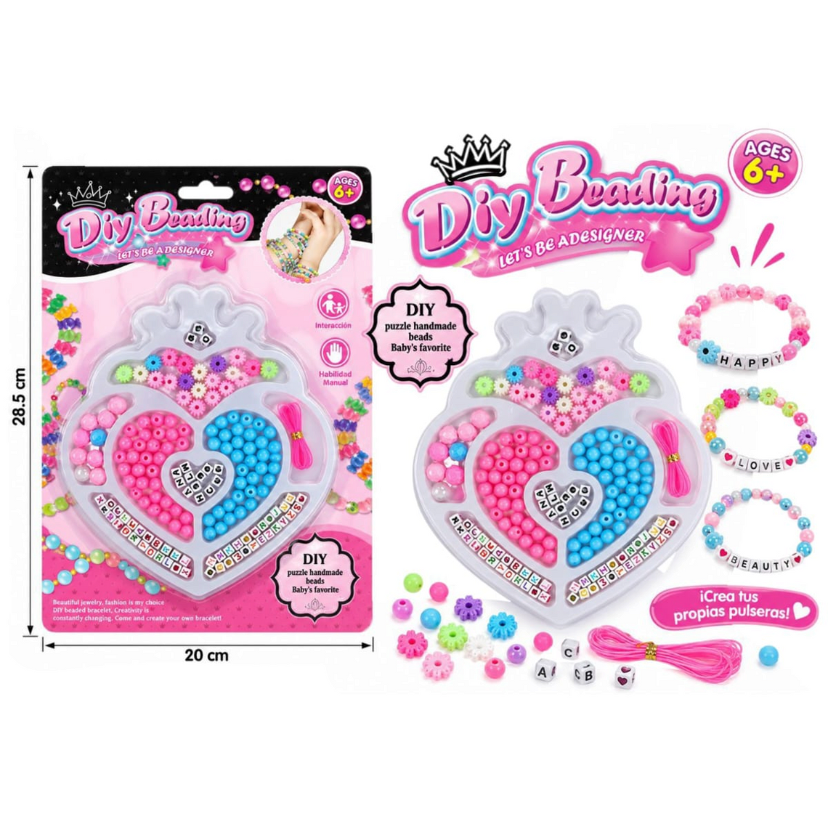 Encartonado Set Manillas Diy Beading EN01919 / MX164A