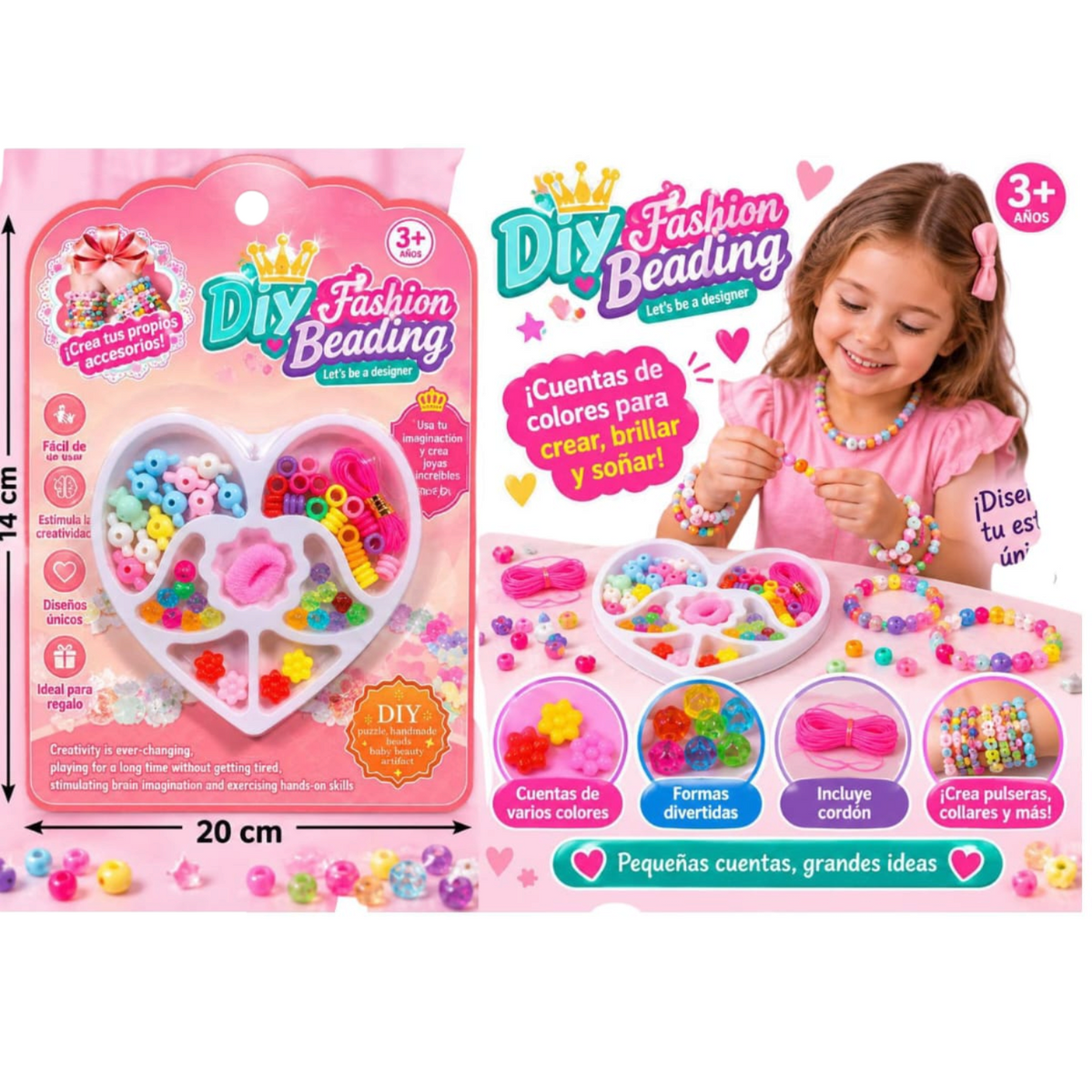 Encartonado Set Manillas Estuche Corazon EN02165 / MX95