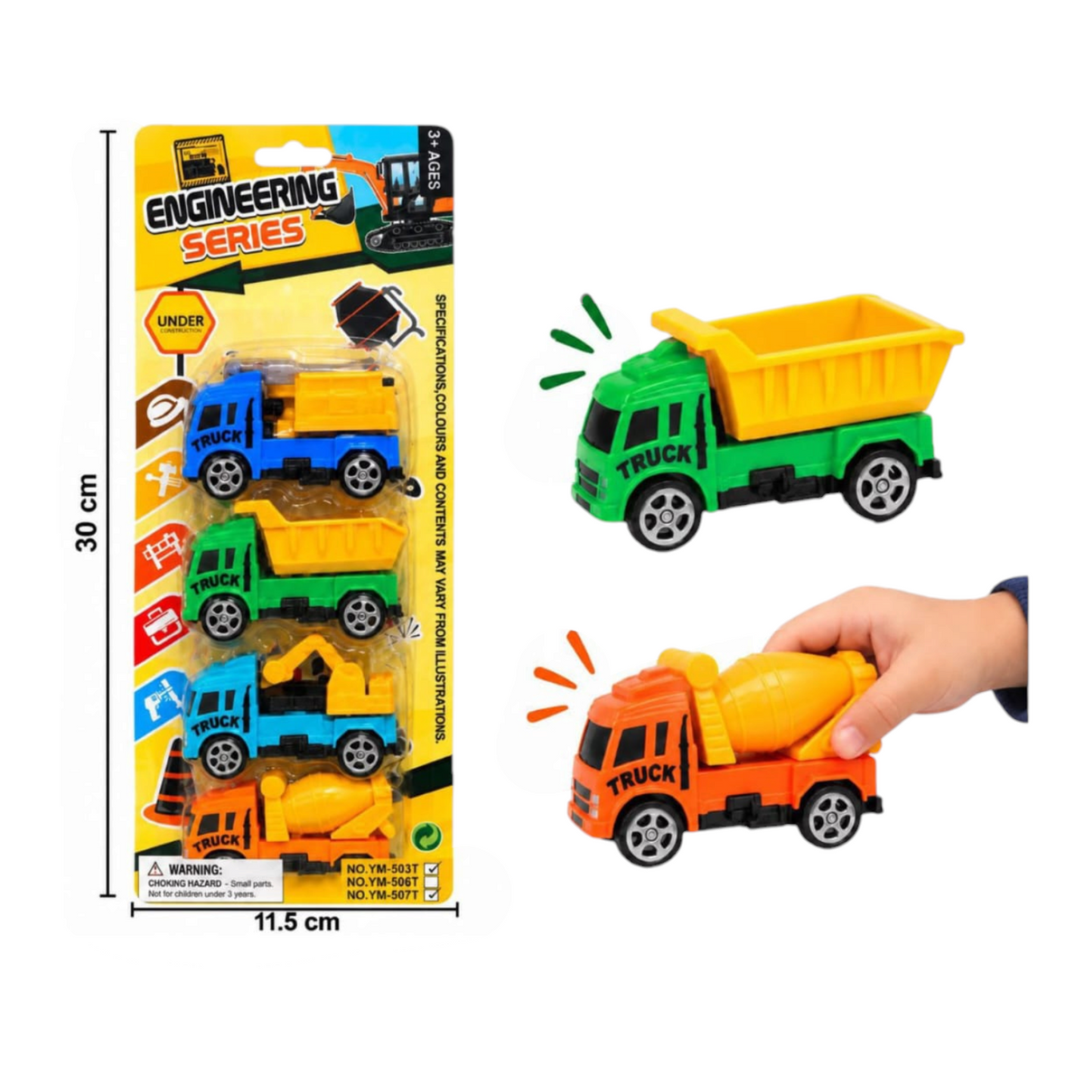 Carros Construccion X4 Pcs EN02041 / YM-506T