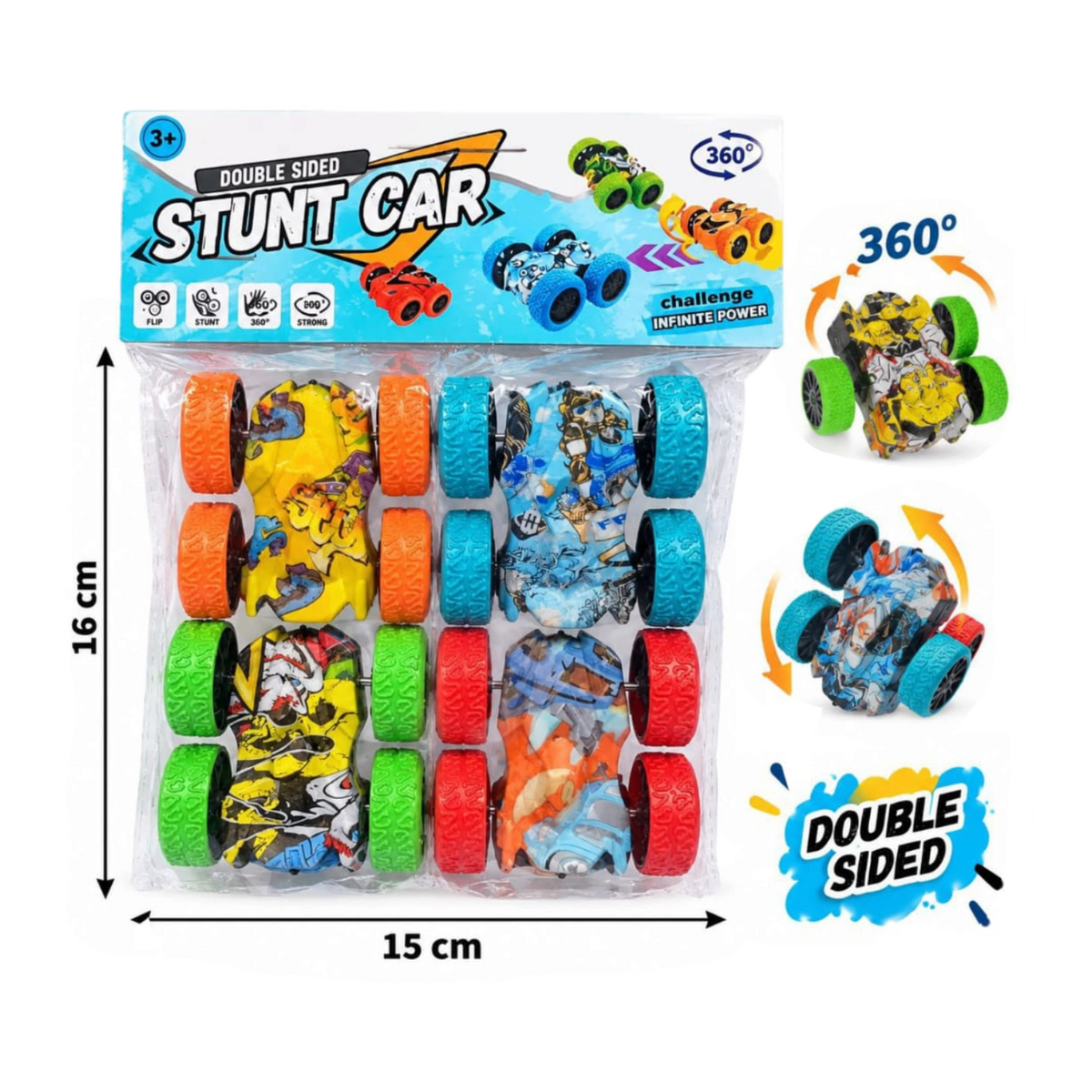 Carro X4 Pcs Stunt Car EN02338 / 0819-38