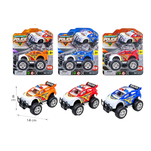 Carro Policia Encartonado Racing Car EN02045 / 151-1