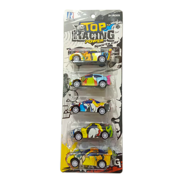 Carros Carreras X5 Pcs Estampados Top Racing EN02212 / 6615B-2