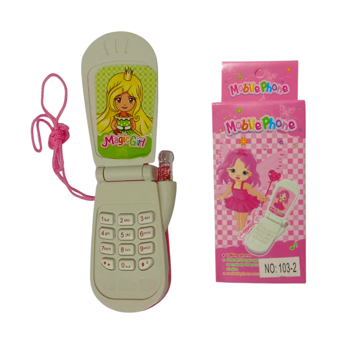 Celular Infantil Con Sonido Para Niña EN01876 / 103-2