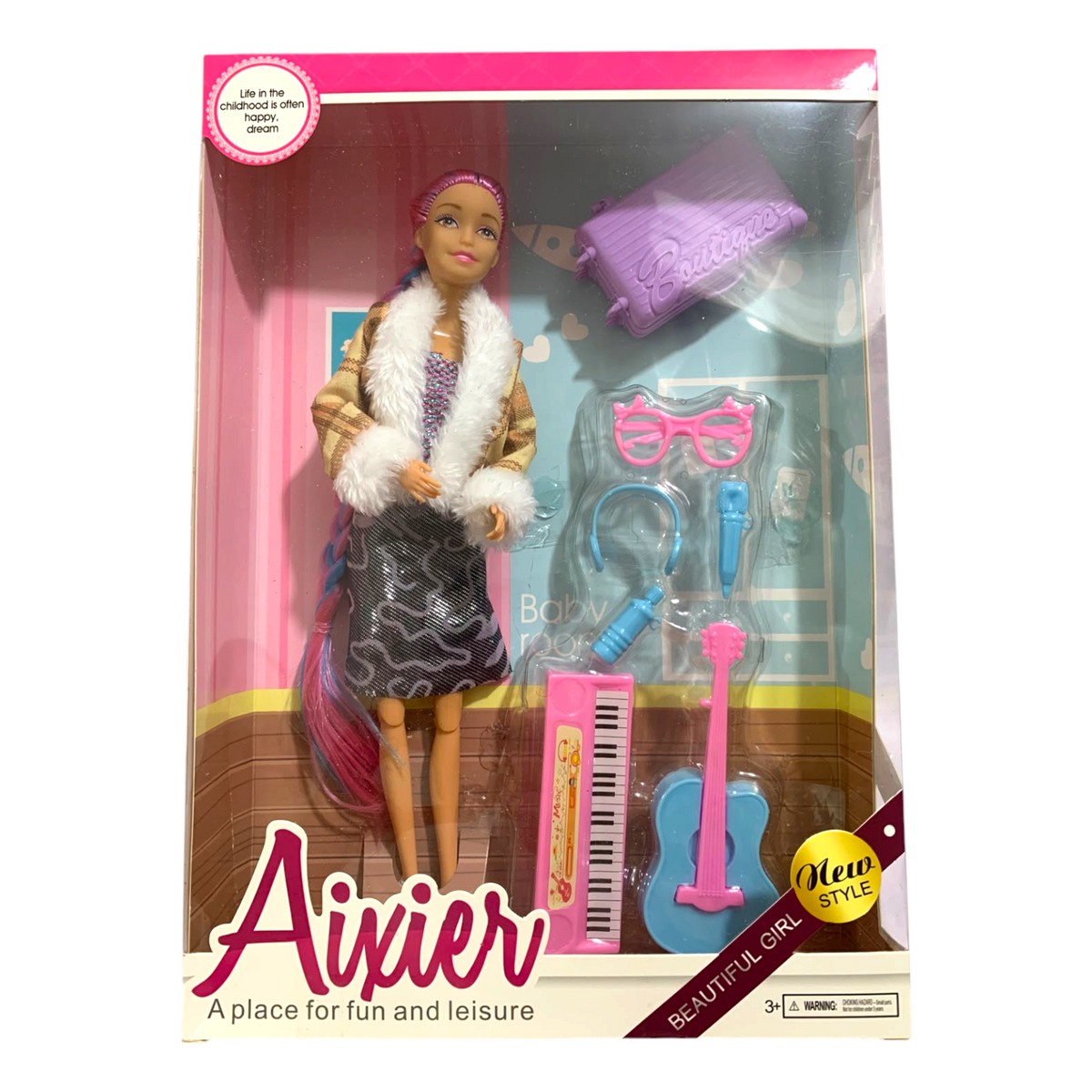 Muñeca Instrumentos + Accesorios Aixier  EN01930 / AX01-G19