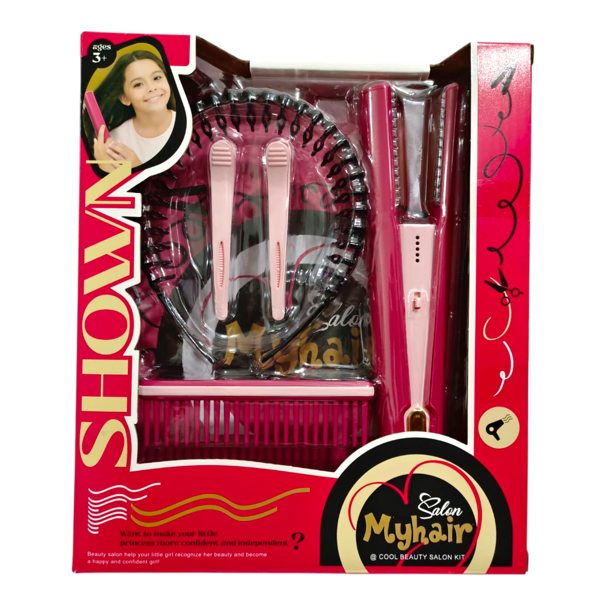 Kit Belleza Salon Myhair Con Luz Y Sonido EN01895 / 2805-4 / 2805-8