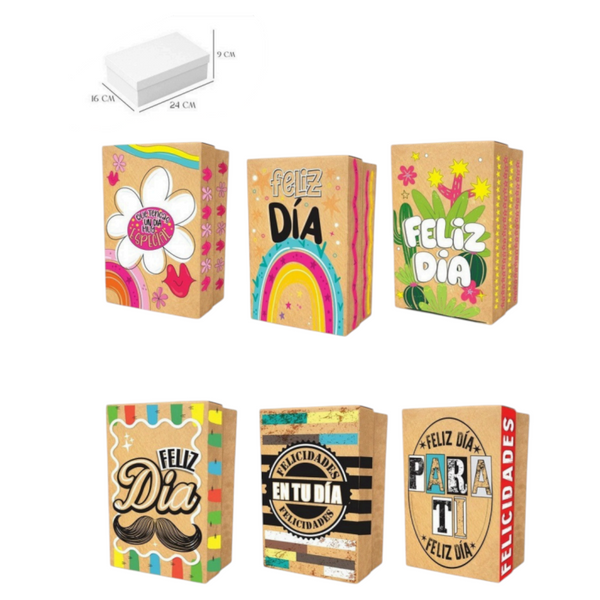 Caja Jumbo Kraft Individual Mediana 9*24*16 Cm REF 10041