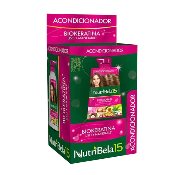 Acondicionador Nutribela Biokeratina Sache *12