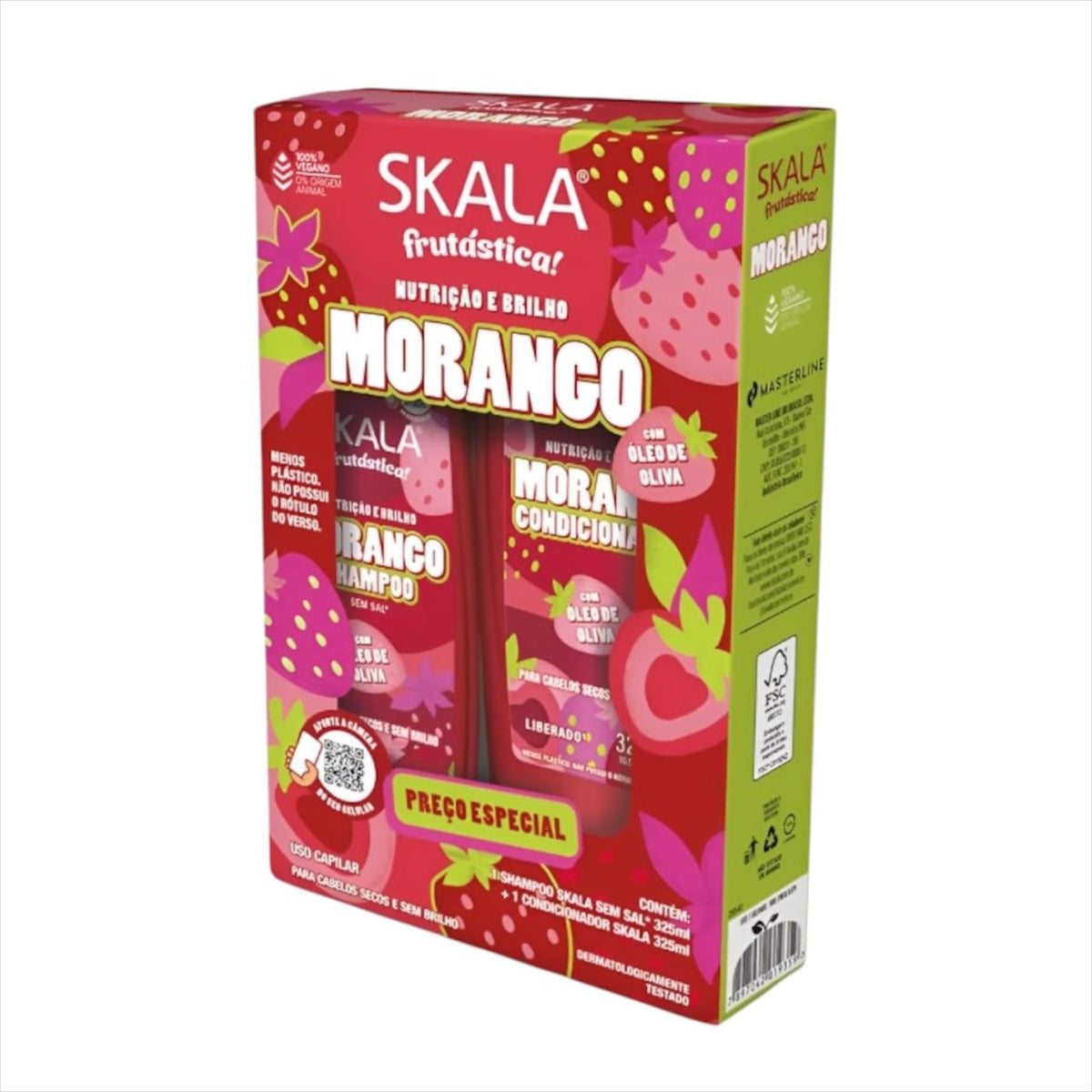 Shampoo + Acondicionador Skala Morango *325