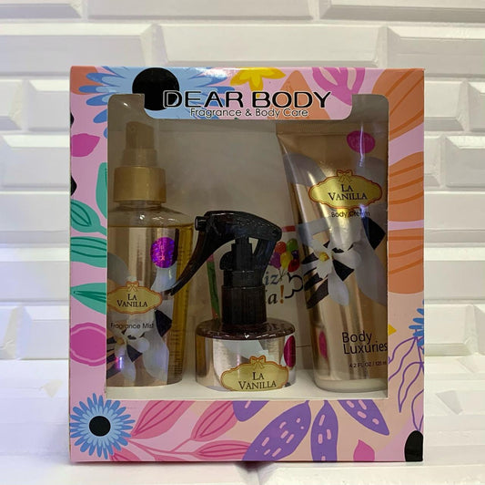 Combo Splash + Perfume Para El Cabello + Crema