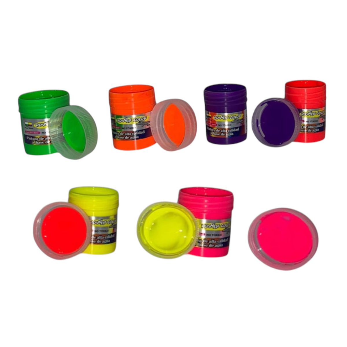 Vinilo Fluorescente Power Color Pequeño 33 cc X12 Unds