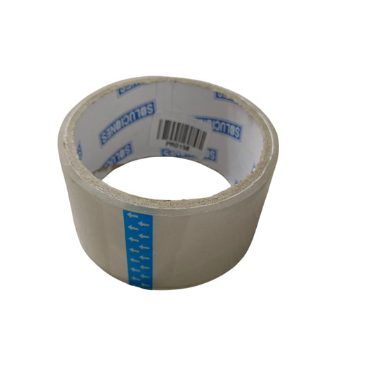 Cinta Transparente Ancha 48mm x 20 Yardas X6 Unds