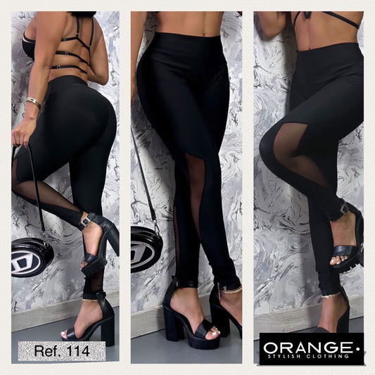 Leggings Negro Talla U Ref114 X6 Unidades