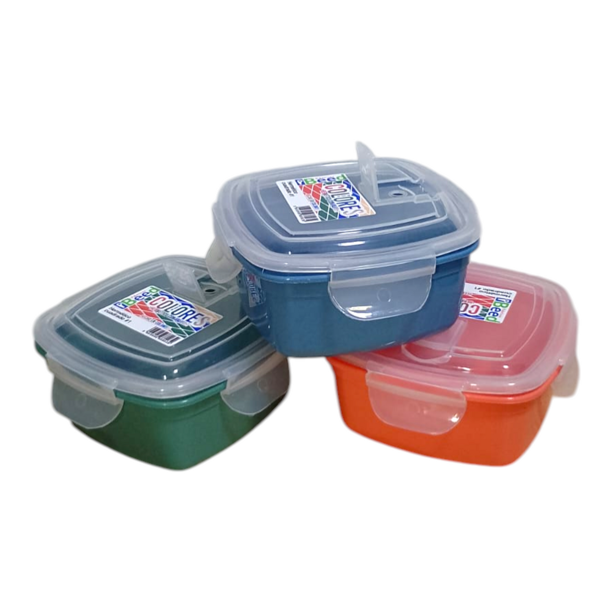 Coca Cuadrada Color Plano 1240 ML Con Válvula