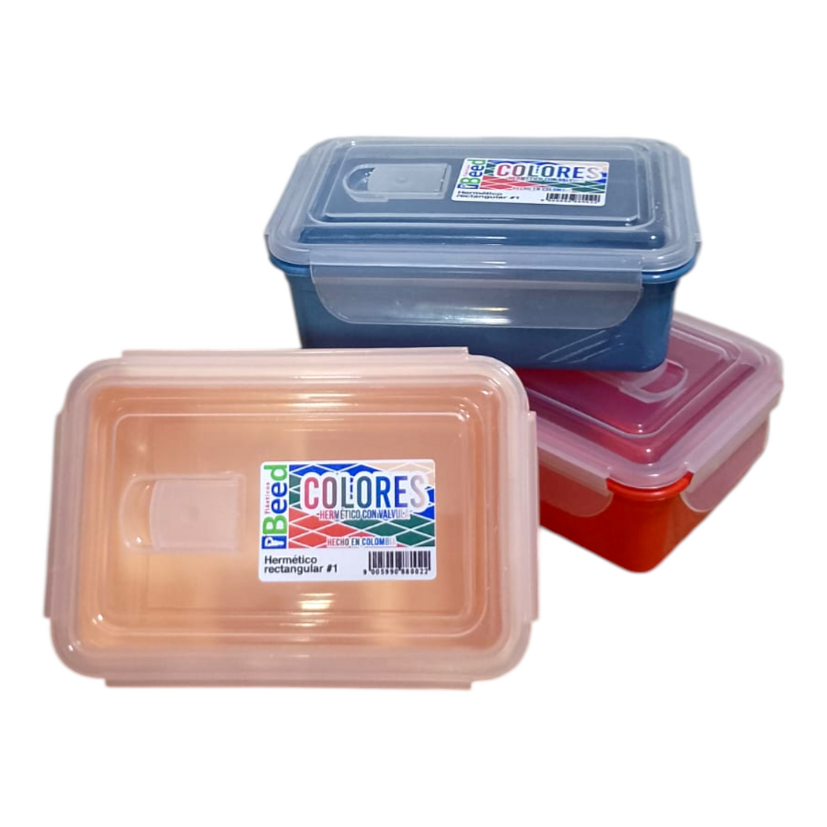 Coca Rectangular Color Plano 650 ML Con Válvula