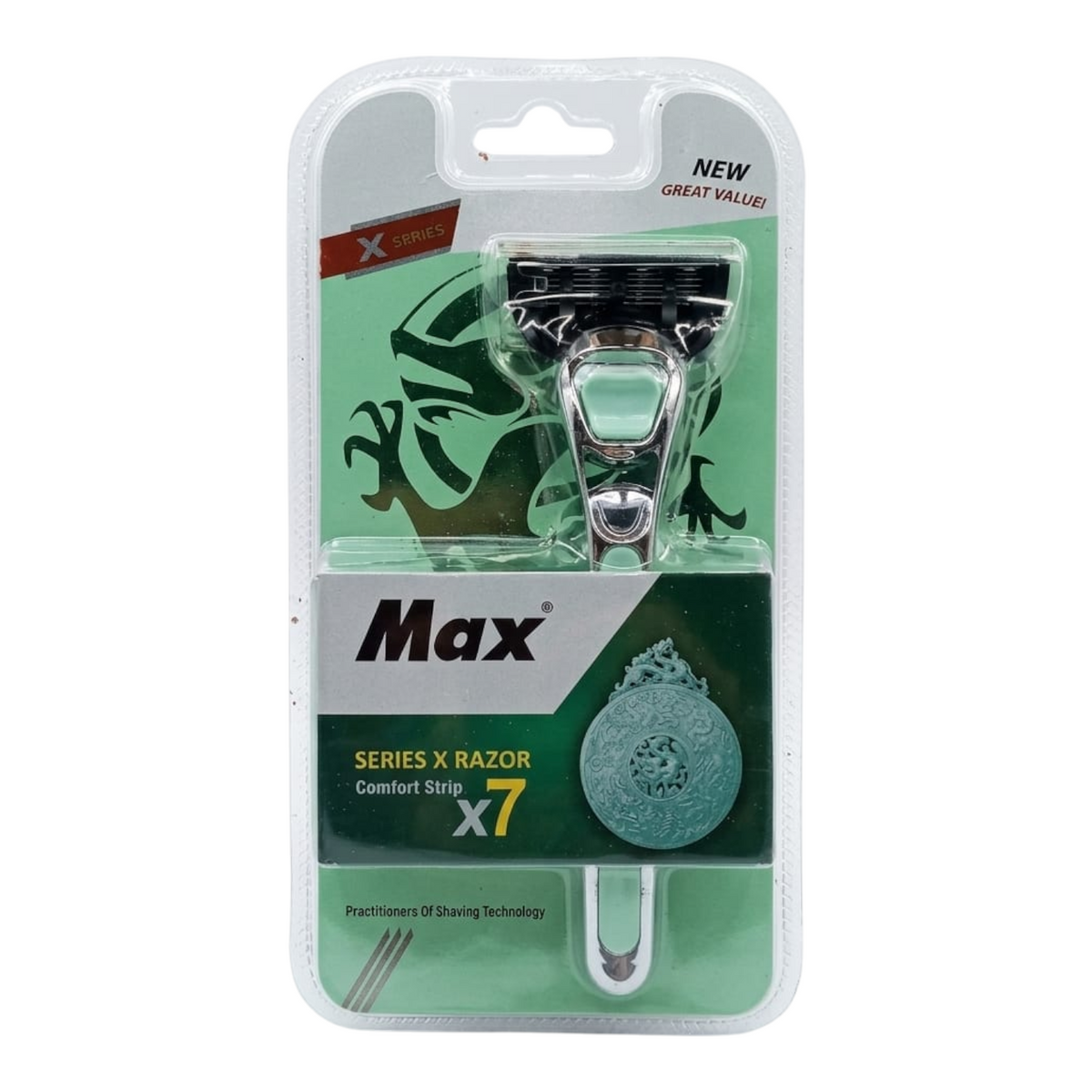 Máquina de Afeitar Masculina Max Series 7 Hojas - Blíster Individual