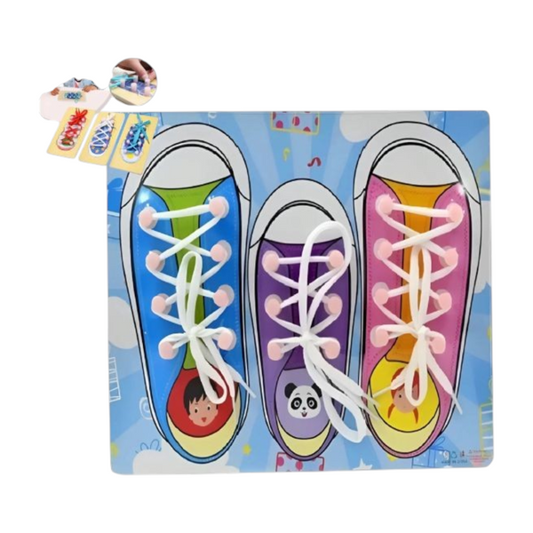 Juego De Amarrar Cordones Tres Pies 30x22.5cm SK-26-180