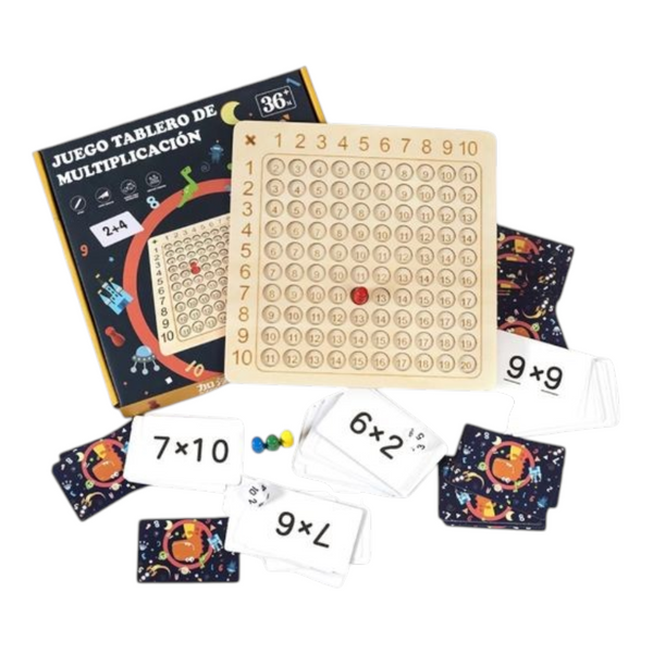 Juego Didactico Tabla De Multiplicación Hasta 100 SK26-187