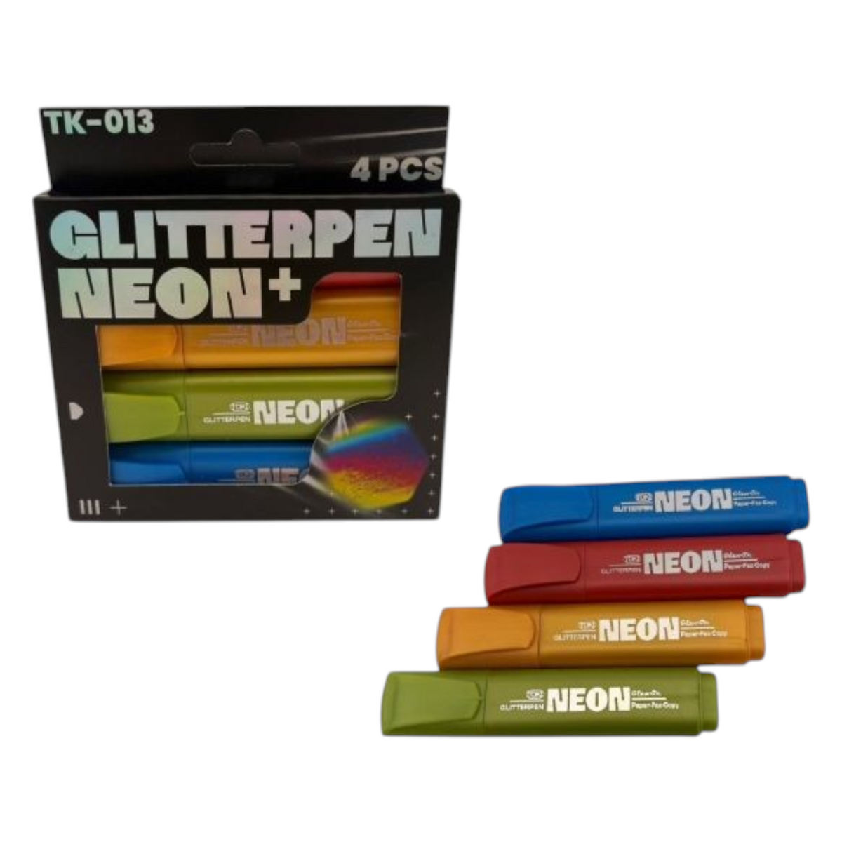Resaltador Con Brillo X4 Colores SK-26-376-1
